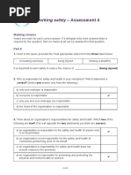 Multi Format Assessment Paper 4 Marking