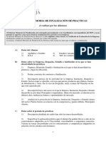 Modelo de Informe Memoria de Finalización de Practicas A Realizar Por El Alumno Master PRL