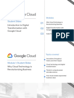 Course 1 - Introduction To Digital Transformation With Google Cloud