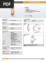 17.5mm DIN Rail Timer 600XU: Features