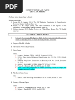 Constitutional Law II Syllabus