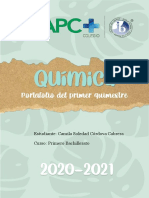 Portafolio Química 1ero de Bachillerato