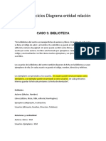 Ejercicios Diagrama Entidad Relación Caso 3 y Sistema de Ventas