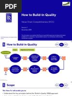 How To Build-In Quality: Value Chain Competitiveness (VCC)