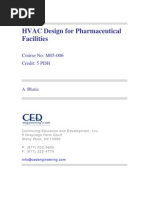 HVAC Design For Pharmaceutical Facilities