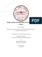 Design, Analysis and Optimisation of ATV Spaceframe Chassis