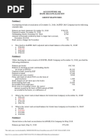 Accounting 102 Bank Reconciliation Group Seatwork: Problem 1