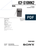 Service Manual: ICF-S10MK2