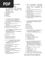 Examen de Residentado Medico Año 2000