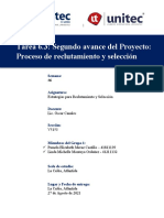 S6 - Tarea 6.3 Segundo Avance Del Proyecto Proceso de Reclutamiento y Selección