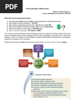 Case Study On Pricing Strategy S Effectiveness