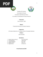 Trabajo Final El Comercio Electronico y Su Impacto Sobre La Propiedad Intelectual