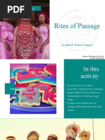 Rites of Passage: An eHRAF Workbook Activity