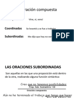 Oraciones Subordinadas