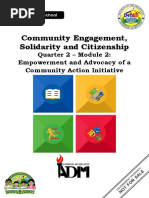 Community Engagement, Solidarity and Citizenship