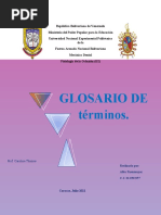 Glosario de Términos...