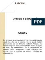 Derecho Laboral Origen y Evolución Cusrsos de Grado