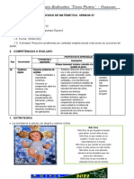 Sesión de Matemática - Semana 7-25 de Abril Del 2022