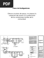 Planos de Biodigestores para Apoyo