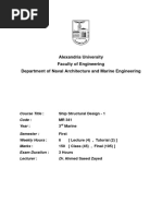 Ship - Structural - Design 1 FACULDADE ALEXANDRIA PDF