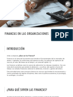 Finanzas en Las Organizaciones