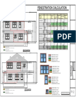 Fenestration Calculation: Right Elevation