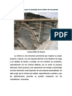 Precauciones para El Montaje de La Cimbra de Un Puente