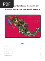 Recetario de Gastronimia Mexicana