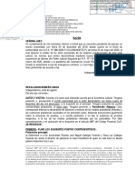 RESOLUCIÓN NÚMERO CINCO 7 AGO 2020. PUNTOS CONTROVERTIDOS. Exp. N.° 00002-2019-0-0901-JR-CI-02 (Petición de Herencia) - 2 Págs