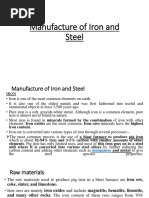 7 Manufacture of Iron and Steel