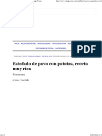 Estofado de Pavo Con Patatas, Receta Muy Rica - Código Cocina