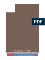 Instructivo Contratos Metas