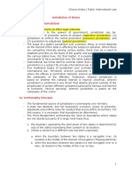 Jurisdiction of States A) The Concept of Jurisdiction