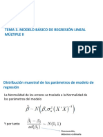 Transparencias Tema III: Modelo Básico de Regresión Lineal Múltiple II