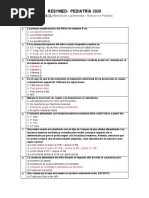 EXAMEN 13 - Malnutrición y Avitaminosis - Nutrición en Pediatría