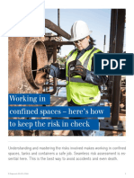 Confined Space Drager Risk Assessment