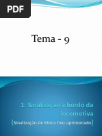 Sinalizacao e Controlo de Trafego - Tema 9