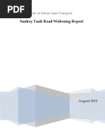 Sankey Tank Road Widening Final Report