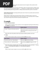 Direct and Indirect Speech