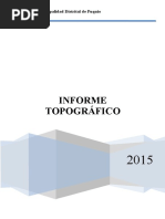 Informe Topográfico Matara