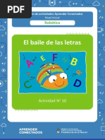 Actividad 10 El Baile de Las Letras