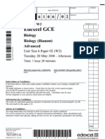 Edexcel Biology A2 2008 May QP