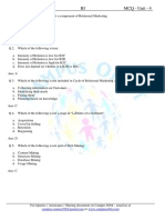 T.Y.B.Sc. It Sem Vi BI MCQ - Unit - 4