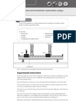 A2 Physics Practicals 56873326 Practical 3 Momentum and Momentum Conservation Using A Linear Air Track