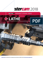 Mastercam 2018 Lathe TrainingTutorial Metric