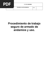 PTS - Procedimiento de Armado de Andamios