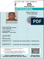 Comprobante de Documento en Trámite 1051659300