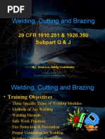 Welding, Cutting and Brazing: 29 CFR 1910.251 & 1926.350 Subpart Q & J