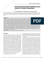 The Effect of A Heavy Resisted Sled-Pull Mesocycle On Sprint Performance in Junior Australian Football Players.