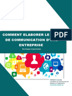 Comment Élaborer Le Plan de Communication D'une Entreprise